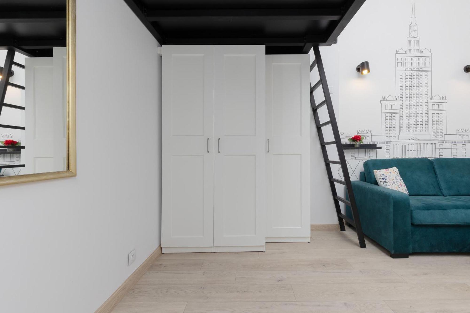 Aleja Wyzwolenia Studio with Mezzanine Warsaw Downtown by Noclegi Renters Екстер'єр фото