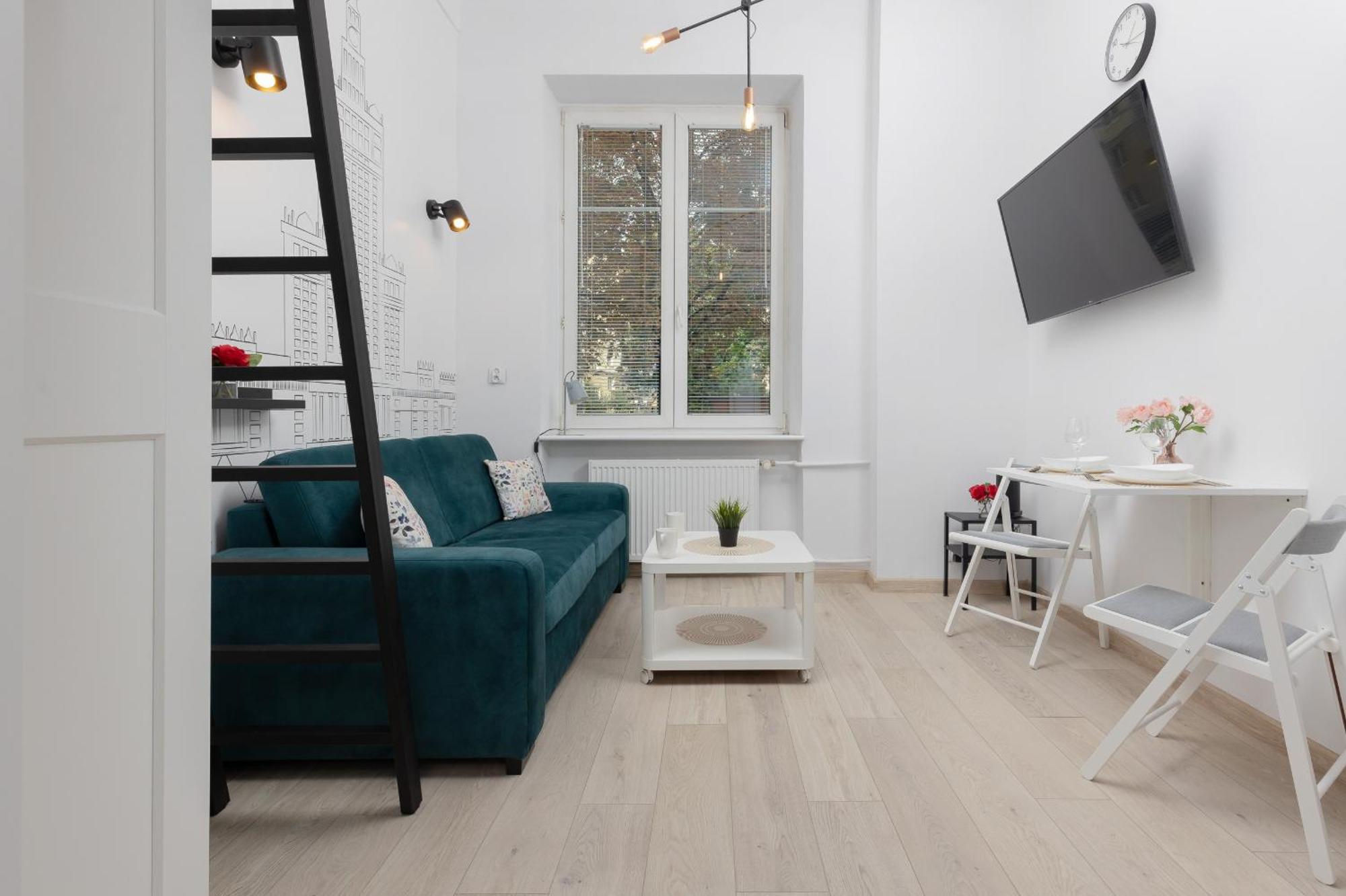 Aleja Wyzwolenia Studio with Mezzanine Warsaw Downtown by Noclegi Renters Екстер'єр фото